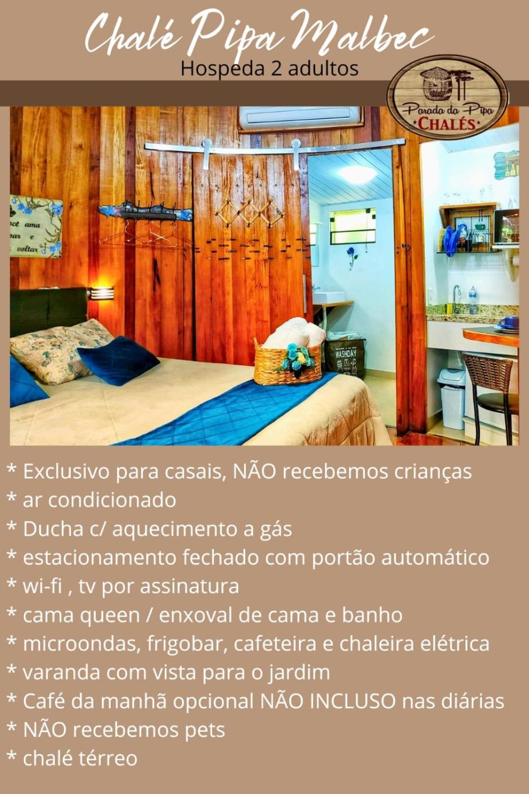 Chale Tematico Em Pipa De Vinho - Parada Da Pipa Chales Canela Room photo